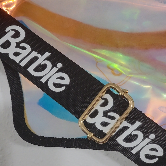 Barbie Holographic Fanny Pack with Black Strap - Picture 4 of 6